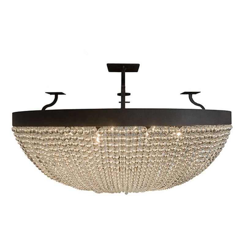 Kusum Crystal Semi Flush Mount