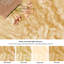 Tapis jaune en fausse peau de mouton Cheveyo-1186253221
