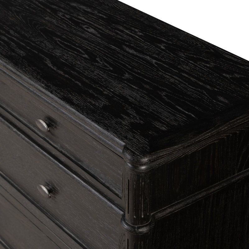 Toulouse 9 - Drawer Dresser, Distressed Black
