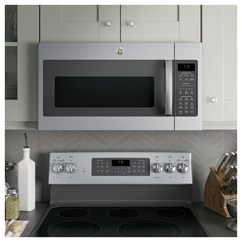GE® 1.9 Cu. Ft. Over-the-Range Sensor Microwave Oven, Stainless Steel