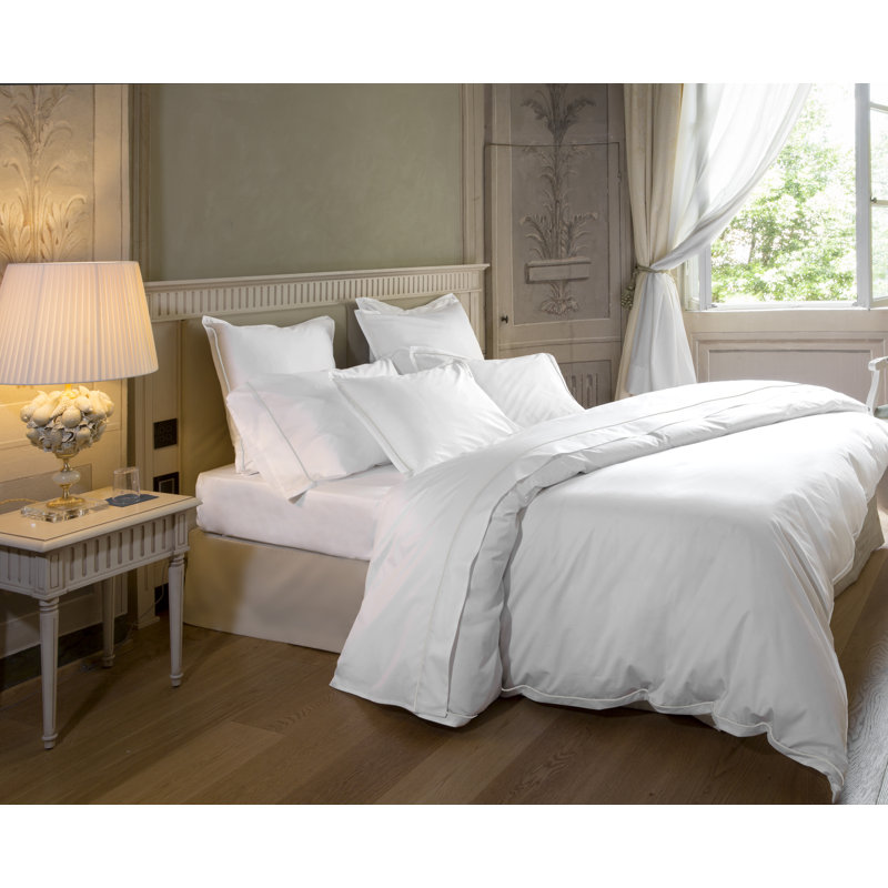 Luce Fitted Sheet, Queen Fitted Sheet, White