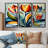 Green Mid Century Mod Nature Tulip I - Abstract Midcentury Wall Decor Set-1886969411-1886969419