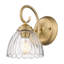 Applique murale 1 lumière avec verre transparent Khyra-106900600