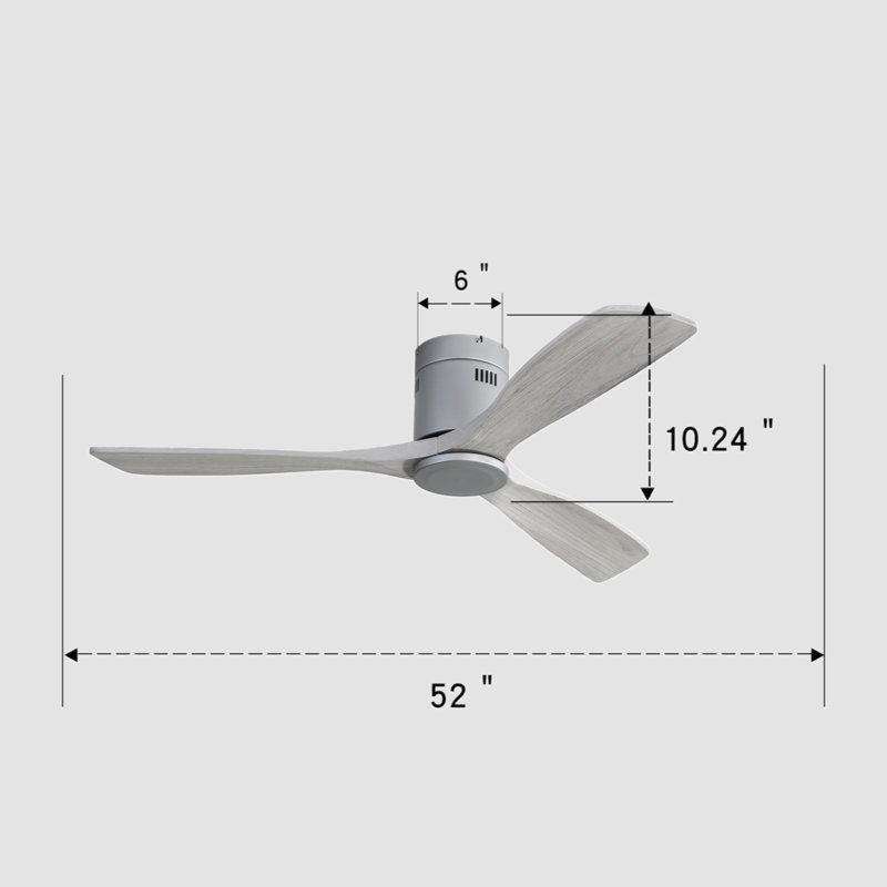 Ventilateur de plafond 52 po Latoisha