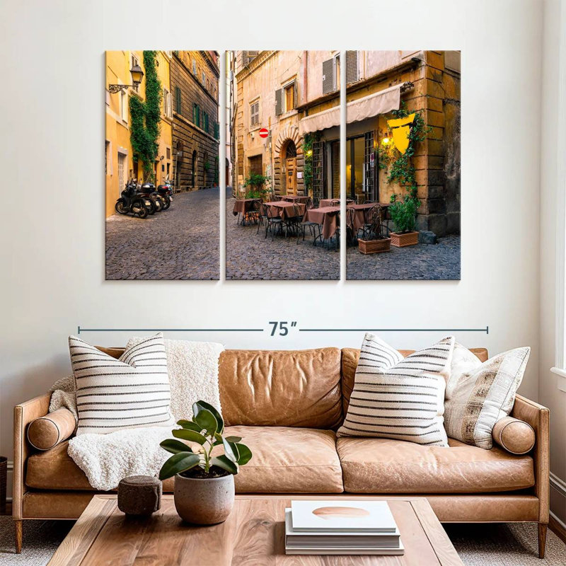 Sirci, rue historique de Rome, H 42 po x l 65 po