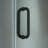 60-61" W x 76" H Pivot Frameless Single Swing Hinge Shower Door, 3/8 in. (10mm) Thickness Shattered-Proof Tempered Clear Glass-107531422