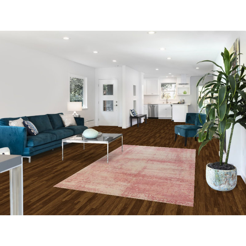Tapis indien moderne en laine 5 x 8