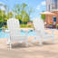 Chaise Adirondack pliante en plastique Shubhika-845593939