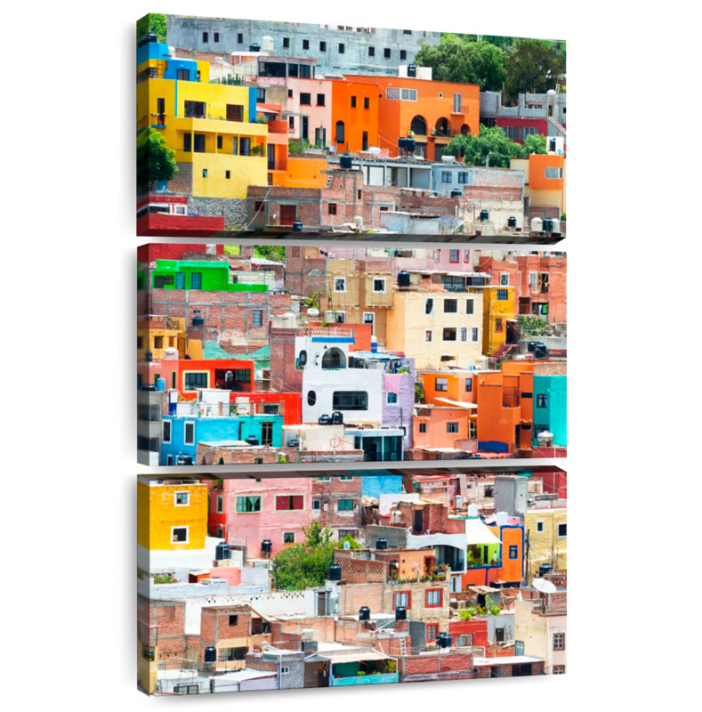 Nicci Guanajuato, ville colorée, H 32 po x l 20 po
