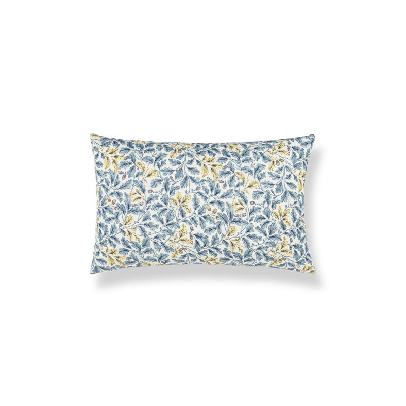 PETITE CHARMS Throw Pillow, Rectangle 14"H x 22"W, Golden Teal