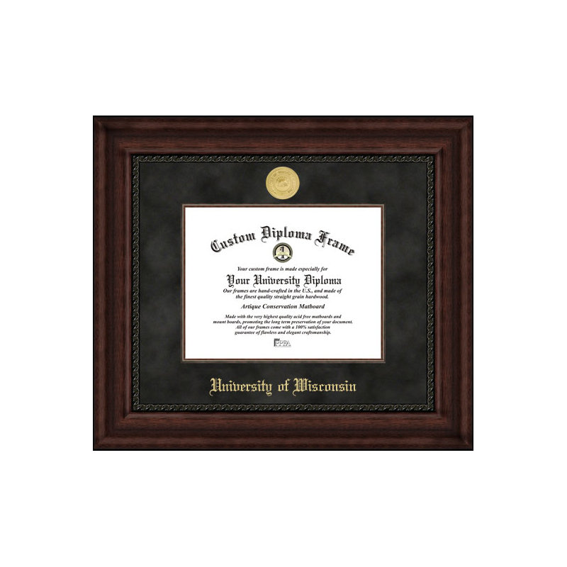Evyonne Wisconsin Madison University Executive Diploma Picture Frame