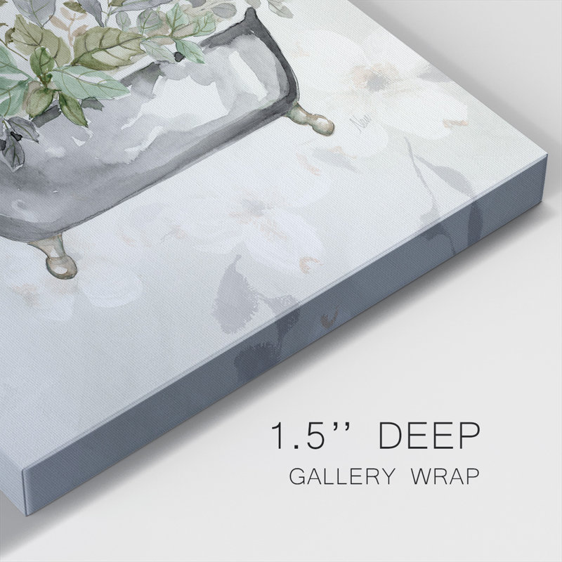 " Soft Floral Tub II ", 32" H x 32" W x 1.5" D