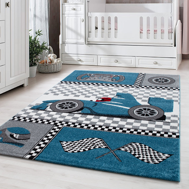 Orville Blue Rug, Rectangle 120 x 170cm
