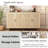 Ahmari 62.2'' Sideboard with 4 Rattan Doors