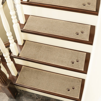 Non-Slip Washable Indoor Stair Treads (Set of 15)