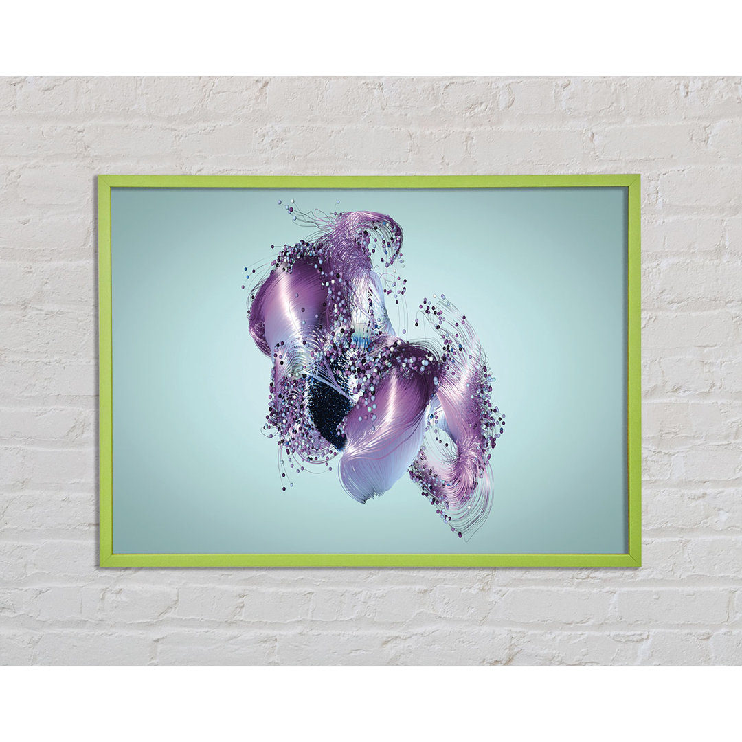 Assane Lilac Petal Abstract - Einzelner Bilderrahmen Kunstdrucke