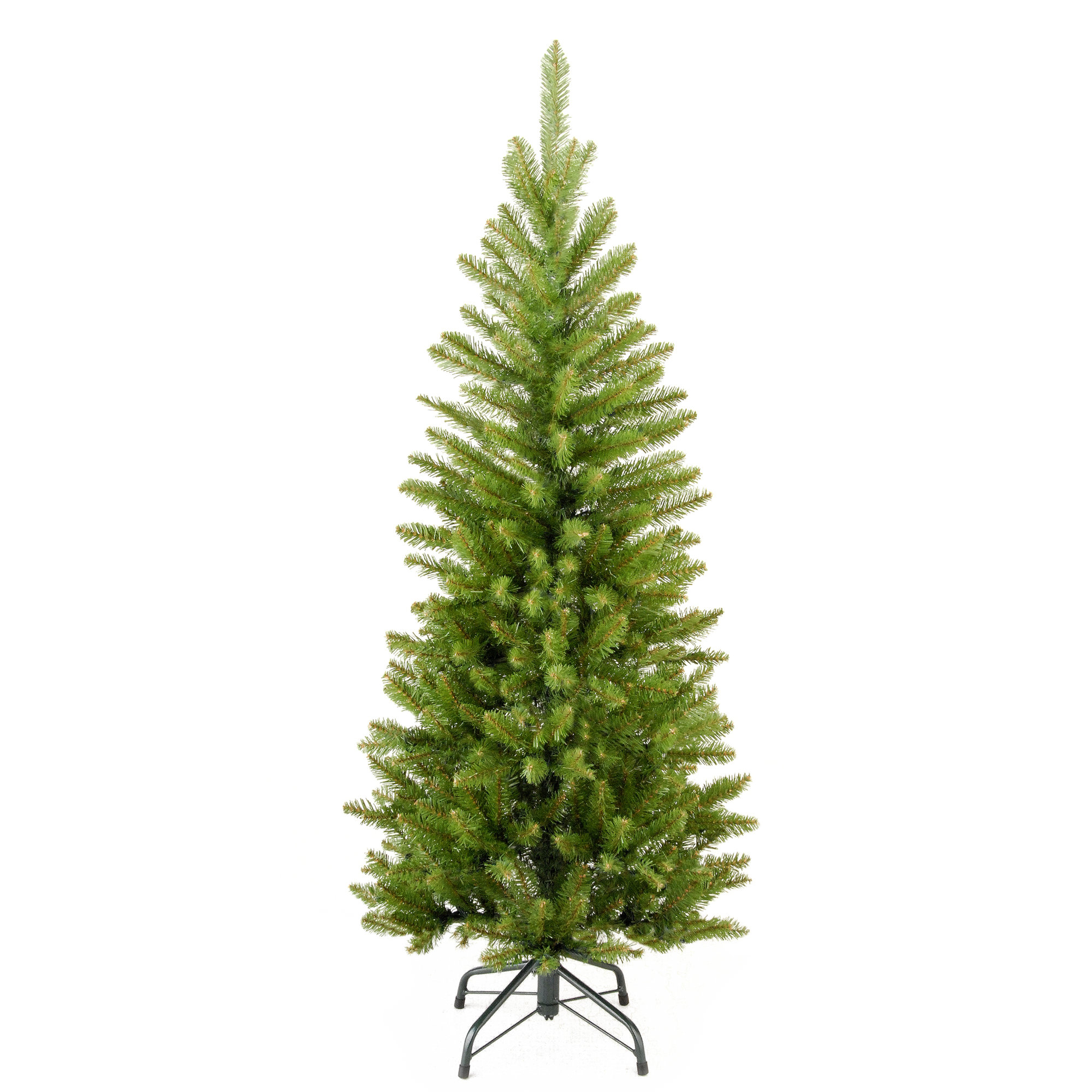 Kingswood Fir Slender Green Christmas Tree, 4' H