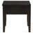 Distressed Java 1-Drawer Square End Table