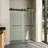 Opal Mirage MCOCOD 46-48.75" W x 76" H Double Sliding Soft Close Shower Door with 3/8" (10mm) Clear Glass-74762226