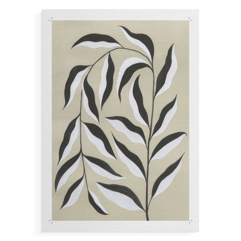 Émergence de mauvaises herbes II - Impression sur toile seulement - NON-CADRE
