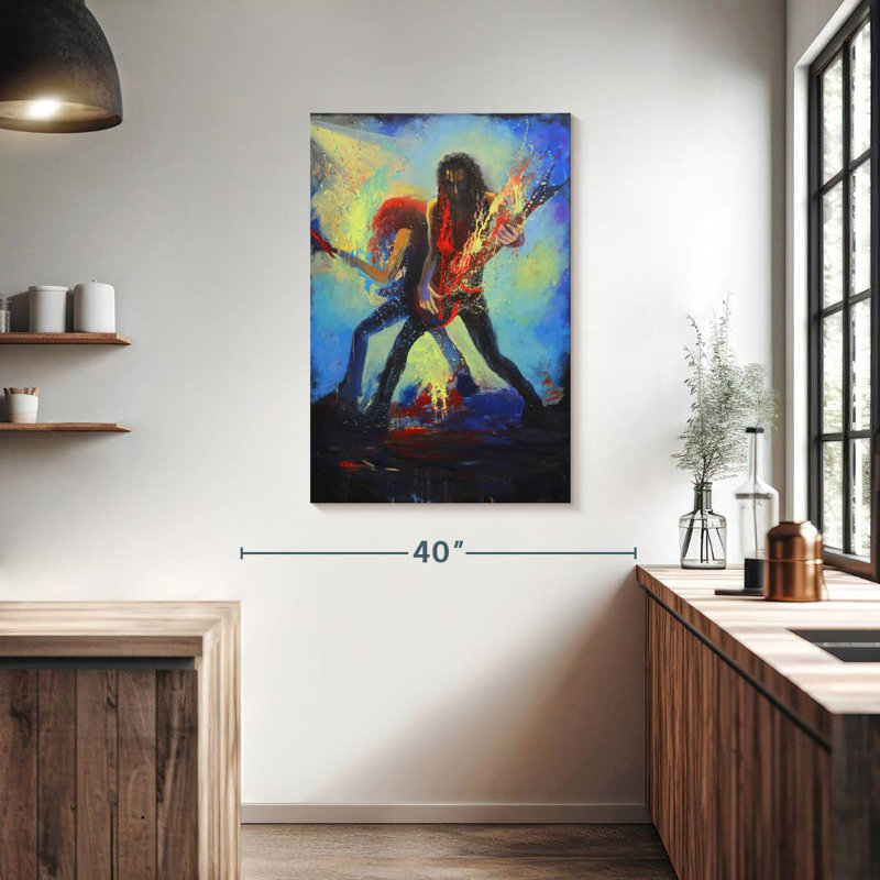 Abarca Rock And Roll, 39" H x 26" W