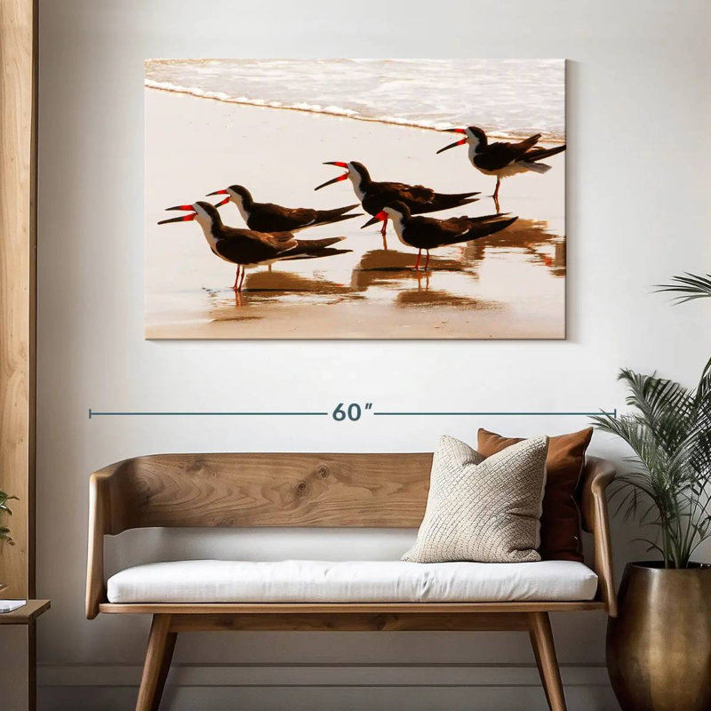 A Few Skimmers II, 32" H x 48" W