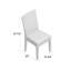 chaise d’appoint en acajou gris  Willow