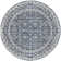 Tapis bleu marine / gris clair Llana