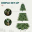 Sapin de Noël conique artificiel pré-éclairé-583425626