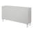 3-drawer Mirrored Storage Accent Cabinet Silver