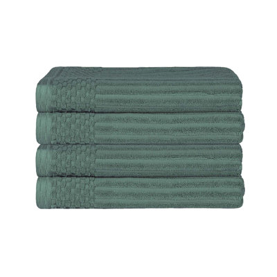 Ribbed Cotton Bath Towel