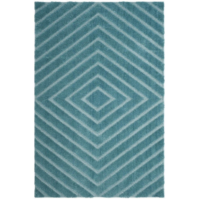 Ashburnham Olympia Shag Performance Geometric Rug, Rectangle 4' x 6'