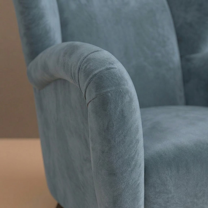 Stout Chair by River and Bord, Avon Harbor Velvet