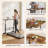 Small Standing Desk Adjustable Height Portable Rolling Desks with Wheels-1322875922