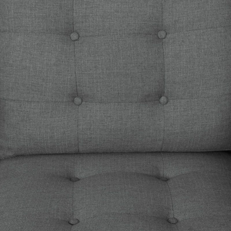 Canapé moderne 3 places, Gris foncé