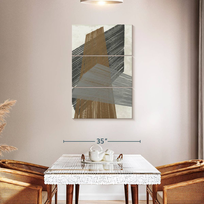 Triangle Stripes I, 45" H x 28" W