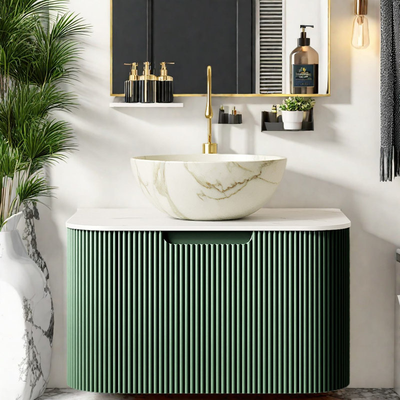 Meuble-lavabo flottant moderne de 24 po