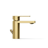 Parallel Single-Handle Bathroom Sink Faucet, Single-Hole Faucet with Pop-Up Drain, 1.0 GPM