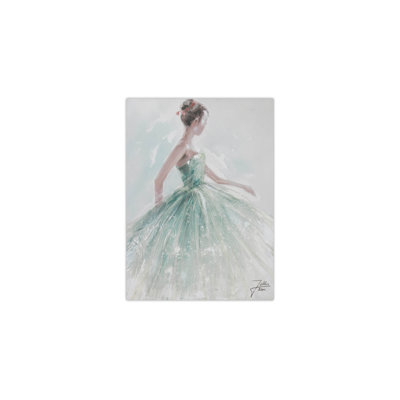 Hand -painted acrylic painting The Ice Princess