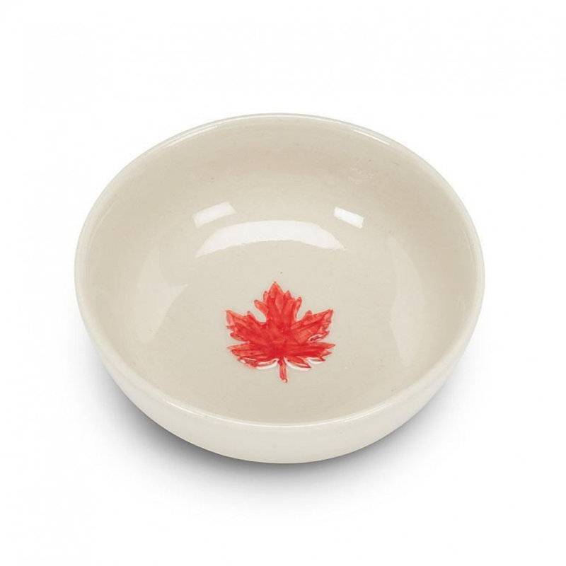 Mini With Red Maple Leaf Bowl