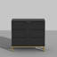 Table de chevet 3 tiroirs noire Devises-1055836719