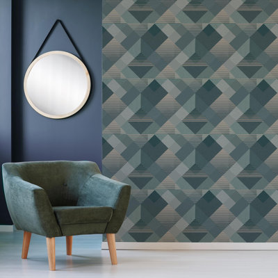 Superfresco Easy Kaleidoscope Geometric Wallpaper