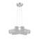 Elegant CARINA Series 6-Light Pendant In Chrome - Adjustable 20 In. Lighting Fixture