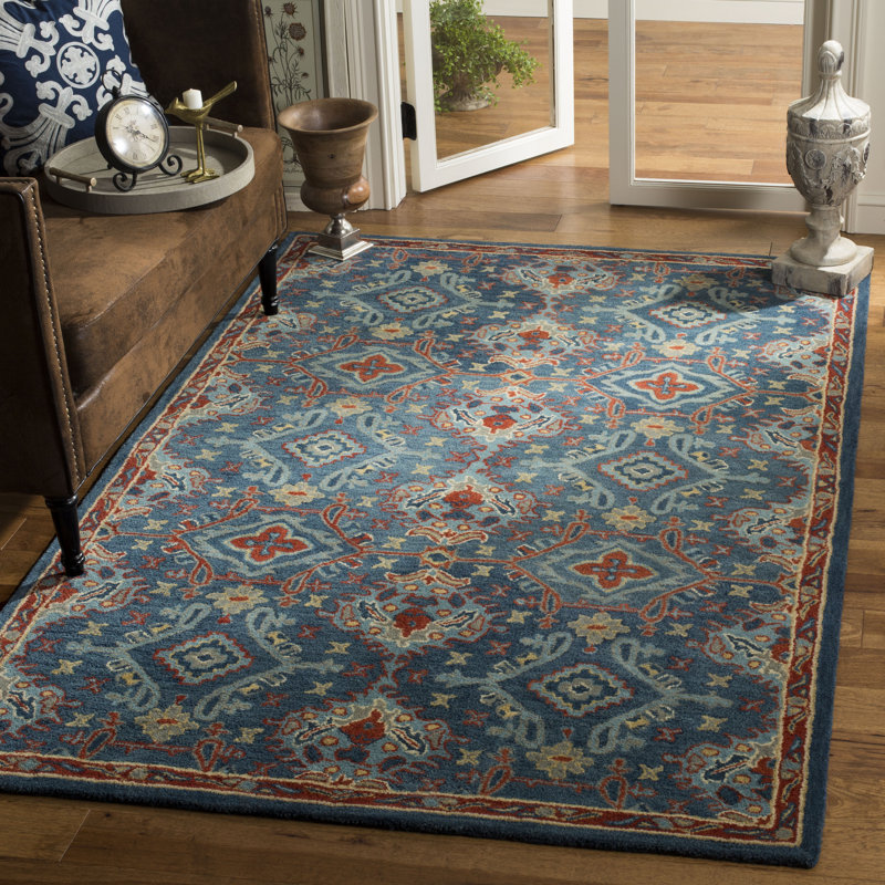 Wahcheechee Hand Tufted Wool Oriental Rug, Rectangle 8' x 10'