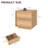 18.9" Wooden Nightstand with 2 Drawers-13483302