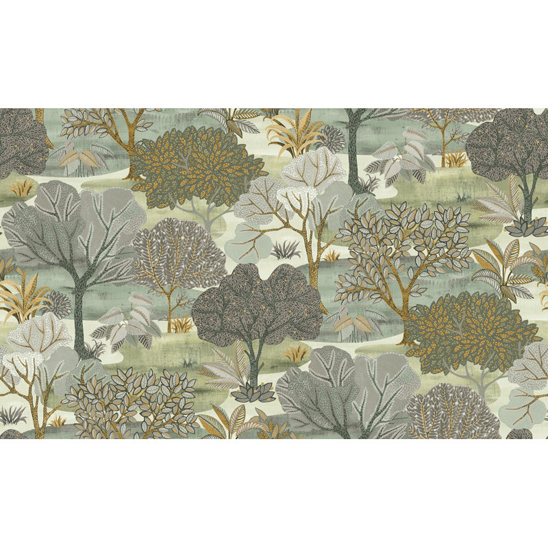 Papier peint Allure Forest Moss, Vert