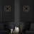 9-Inch Integrated LED Square Trio Wall Sconce – Matte Black Finish, Ideal for Hallways, Bedrooms, and Living Rooms-915377938