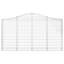 Pot de fleurs d'extérieur en fer galvanisé 78,7 po x 11,8 po x 39,4 po Gabion-666413462