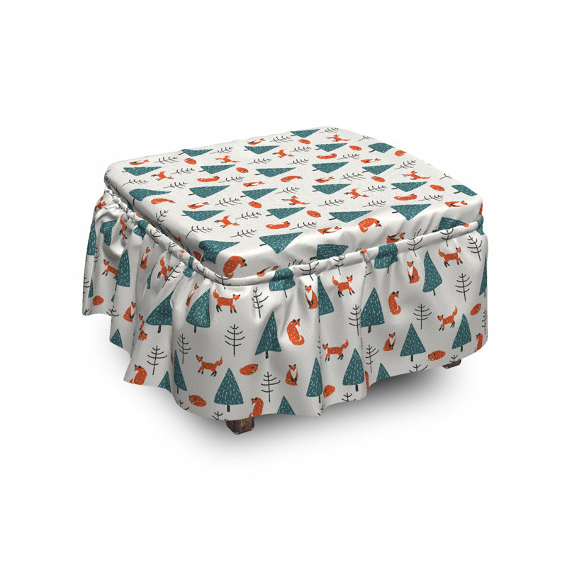 Ensemble de housse pour repose-pieds 2 pièces Fox
