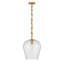Luminaire suspendu 1 lumière Elyric 12,75 "